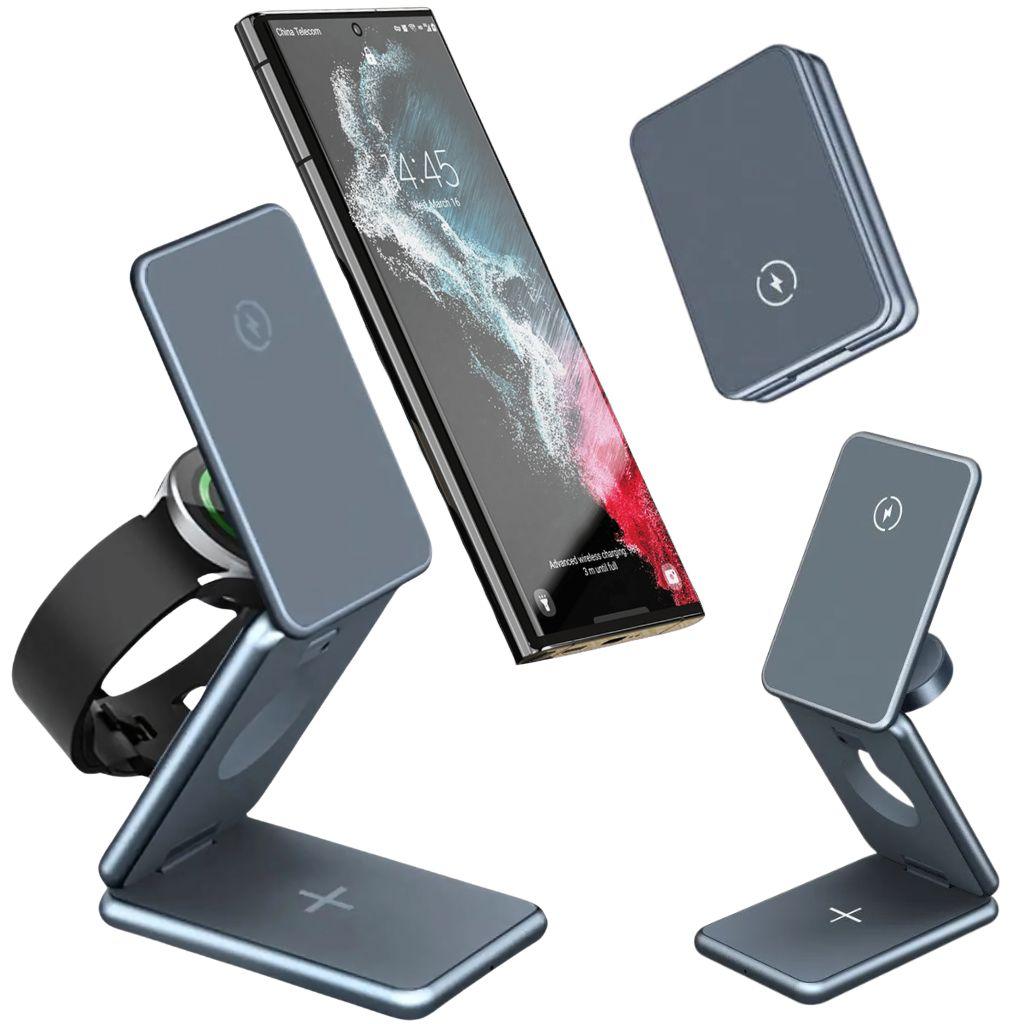 3 in 1 Foldable Charger for Apple & Samsung Devices