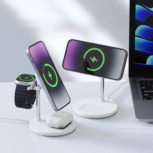 3 in 1 Magnetic Charger for Apple & Samsung