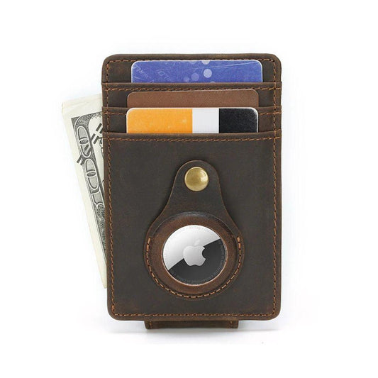 Slim AirTag Leather Wallet