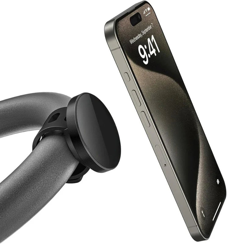 Magnetic Phone Mount for Gym, Bikes, Strollers, and Magnetic Surfaces