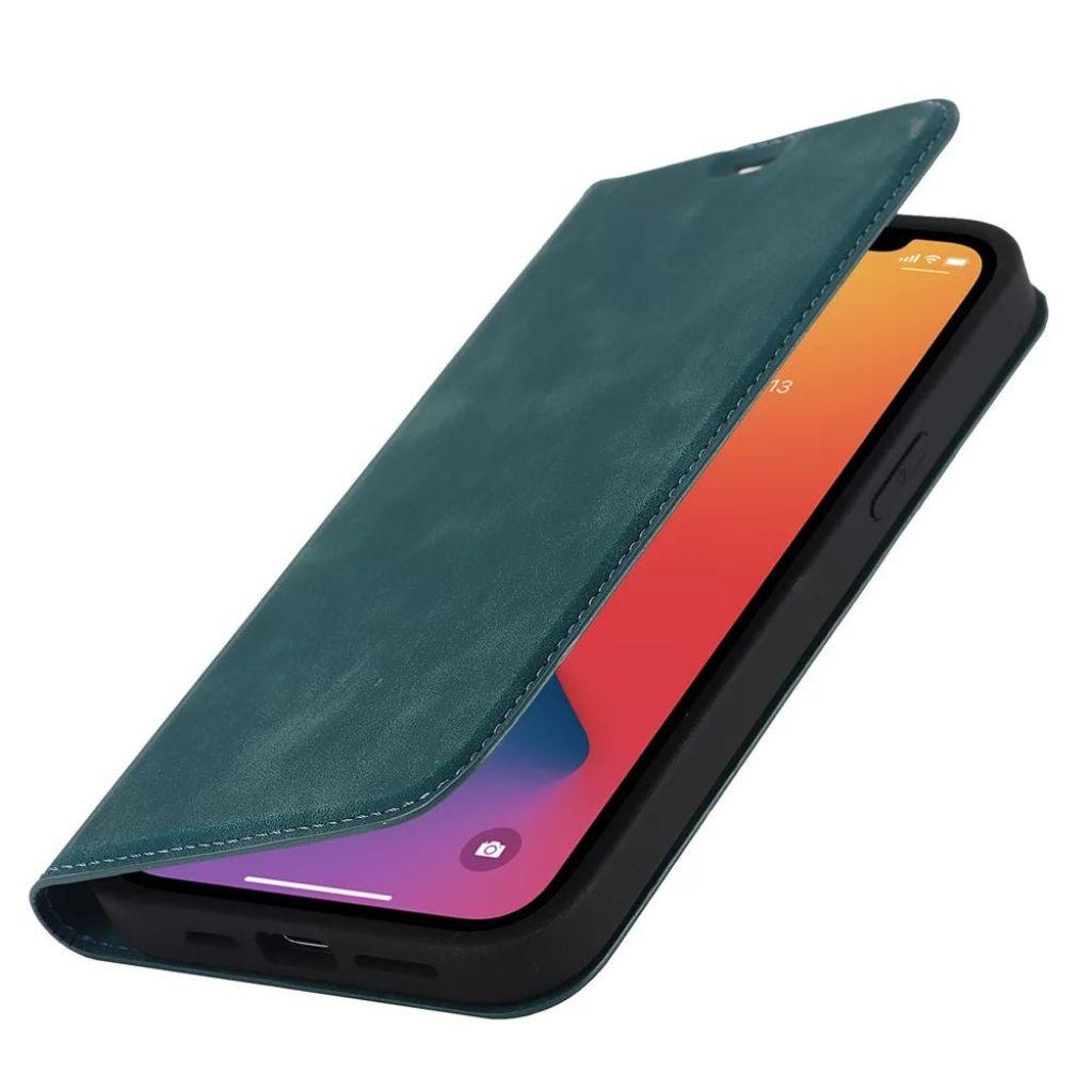 Magnetic Leather Case with Wallet for iPhone