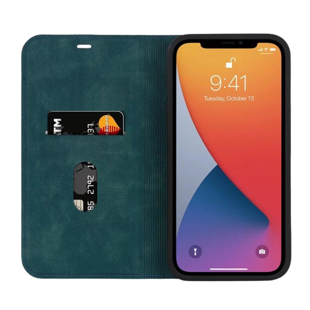 Magnetic Leather Case with Wallet for iPhone