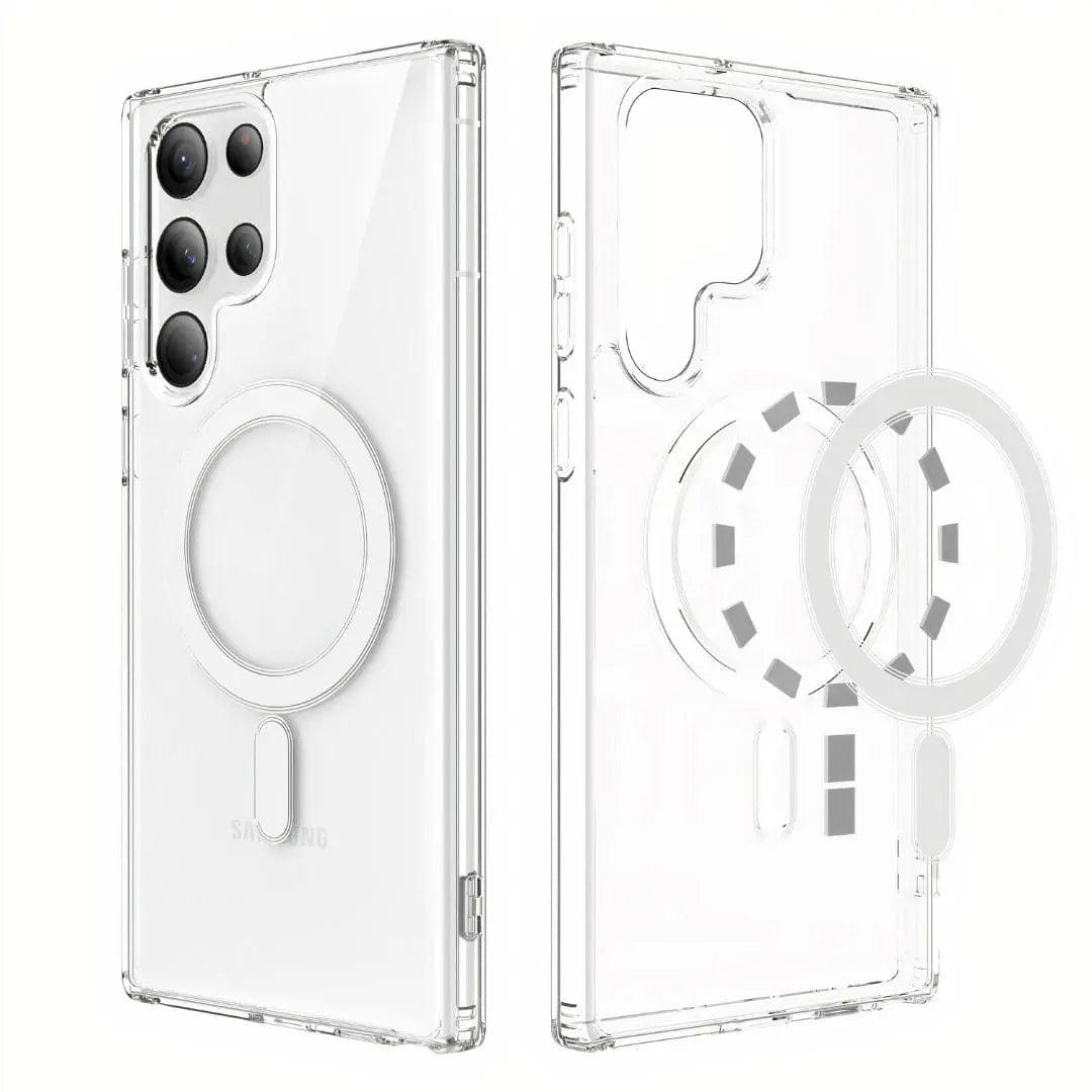 Magnetic Clear Case for Samsung