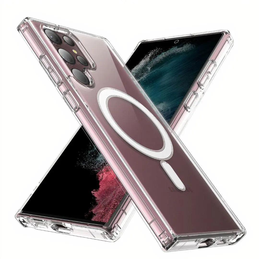 Magnetic Clear Case for Samsung