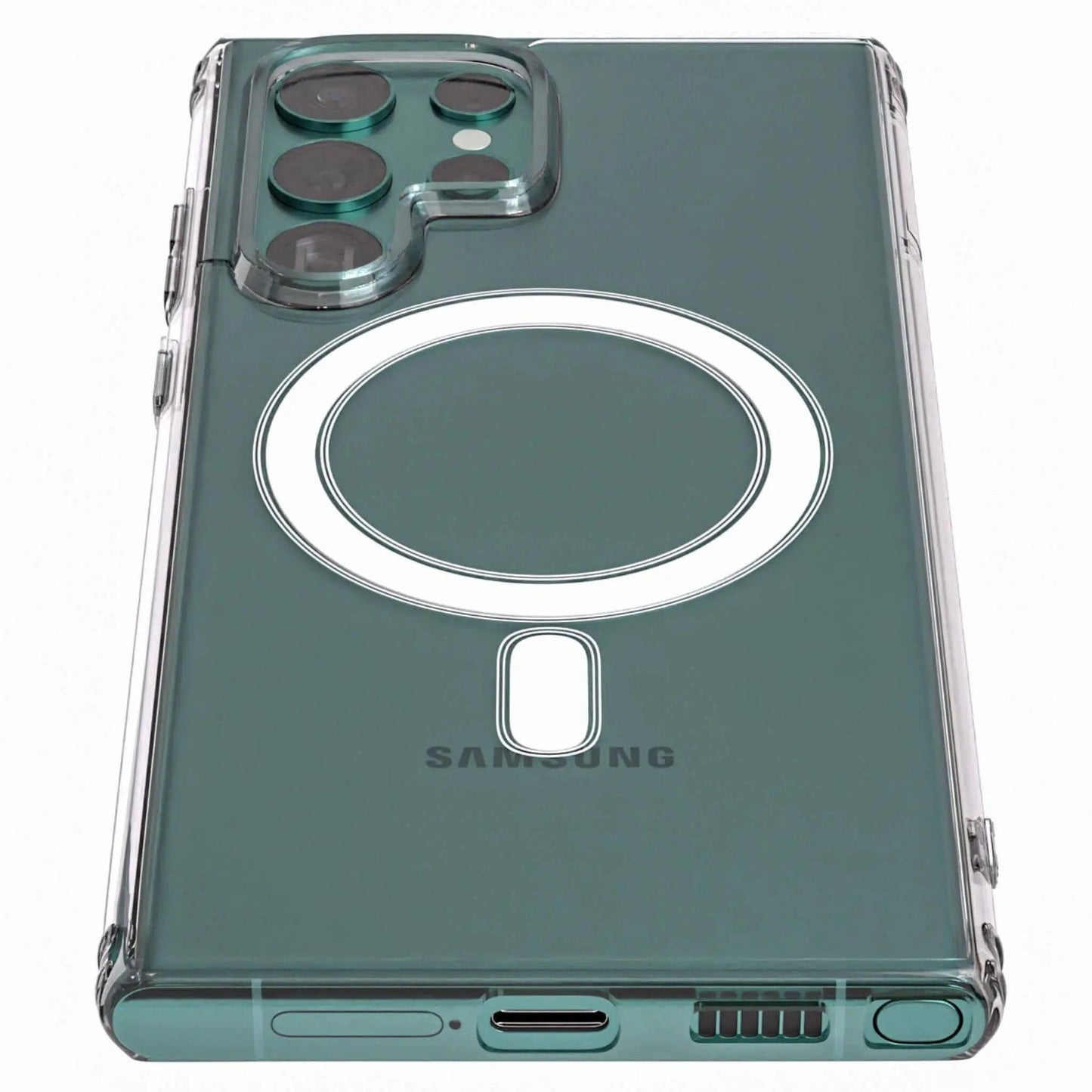 Magnetic Clear Case for Samsung